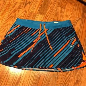 Nike multicolor skort skirt
